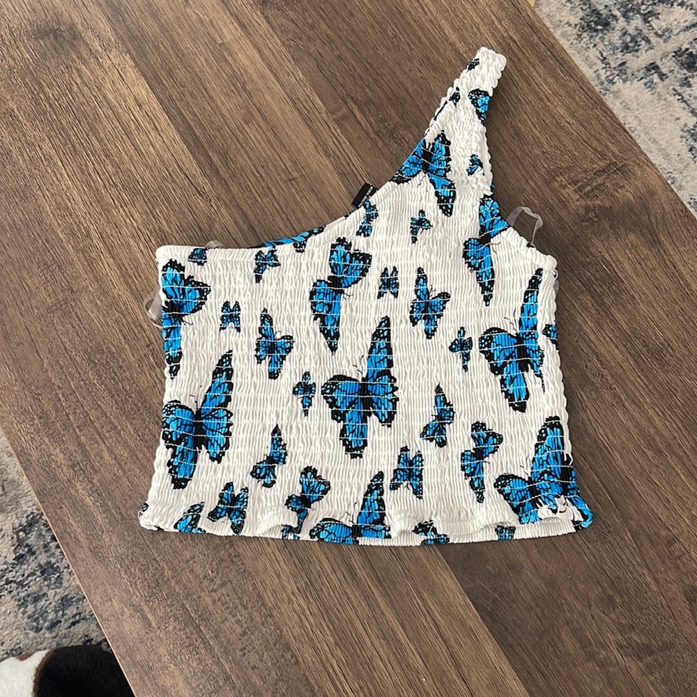 one shoulder top